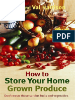 How To Store Your Home Grown Produce - John and Val Harrison