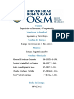 Riesgos Reconocidos de Un Data Center - Grupo 6