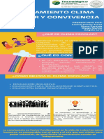 Clima Escolar y Convivencia - Infografia