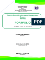 Portfolio: Results-Based Performance Management System (RPMS)