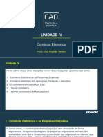 Slides Unidade IV - Comércio Eletrônico