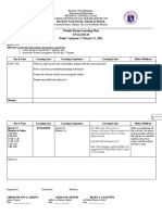 Muzon National High School Weekly Home Learning Plan English 10 Week 7/quarter 2/ March 1-5, 2021