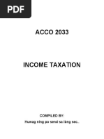 Acco 2033 Income Taxation