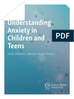 Understanding Anxiety in Children and Teens: 2018 Children's Mental Health Report