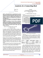 Design and Analysis of A Connecting Rod: Sebastian Antony, Arjun A., Shinos T. K Anoop P