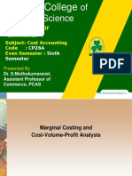 Marginal Costing CPZ6A