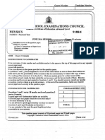 Zimbabwe School Examinations Council Physics 9188/4: T-1Ufakose High