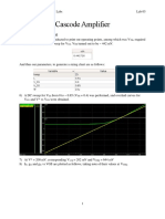 Cascode Amplifier: PART 1: Sizing Chart