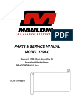 Parts & Service Manual MODEL 1750-C