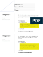 Examen Unidad 1 - Procesos y Teorias Adminsitrativas