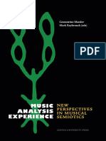 Dokumen - Pub Music Analysis Experience New Perspectives in Musical Semiotics 9789462700444