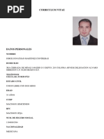 CV Jorge Jonathan Martínez