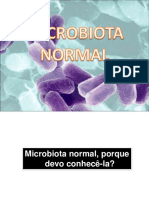 Aula 4. SLIDE Microbiota Normal Do Corpo Humano