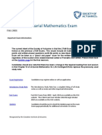 Long-Term Actuarial Mathematics Exam: FALL 2021