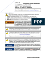 Installation Procedure Supplement Manual 26866 Sonicflo™ Gas Fuel Control Valve With Electric Trip For Iecex Installation