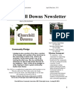 Newsletter April 2011