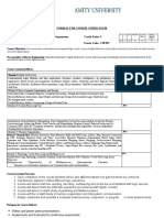 Format For Course Curriculum Course Title: Credit Units: 5 Course Code: CSE207