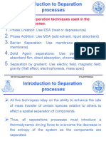 Separation Processss Lecture Notes