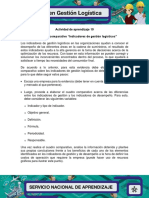 Evidencia 3 Cuadro Comparativo Indicadores de Gestion Logisticos