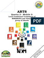 Arts7 - q2 - Mod3 - Local Traditional Techniques of MIMAROPA and Visayas