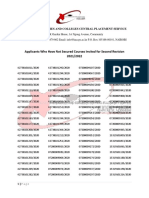 Kuccps Second Revision Students Index Numbers 2021