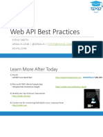 Web API Best Practices