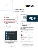 Ls-Dyna R12: For ANSYS 2020R2 Student Package