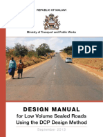 AFCAP MAL 016 Pavement Design Manual Malawi