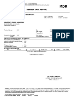 Member Data Record: Philippine Health Insurance Corporation