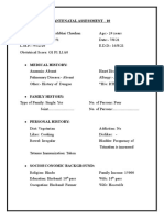 ANTENATAL ASSESSMENT Form 10