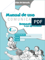 Manual Entrada Comunicacion 4to Grado