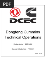 Dongfeng Cummins Dongfeng Cummins Technical Operations: Engine Model QSZ13-G2