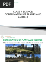 Class 7 Science: Conservation of Plants and Animals