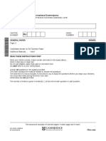 Cambridge International Advanced Subsidiary Level