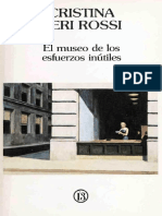 LIBRO EL MUSEO DE LOS ESFUERZOS INUTILES - Cristina Peri Rossi