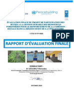 Rapport Evaluation Finale Du Projet Gypi-Forets Classees