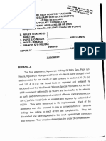 (Oar Es Salaam District Registry) at Dar Es Salaam Appellate Jurisdiction Criminal Appeal No. 84 of 2004