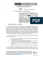 Demanda de Inconstitucionalidad Contra La Ley 31288