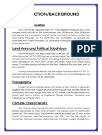 I. Introduction/Background: Land Area and Political Subdivison