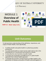 Overview of Public Health