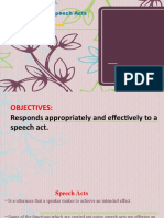 Types of Speech Act