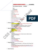 Syllabus Breakdown (GSA)