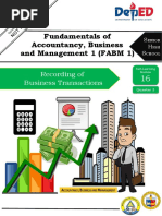 Fundamentals of Accountancy, Business and Management 1 (FABM 1)