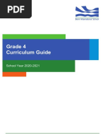 Grade 4 Curriculum Guide: School Year 2020-2021