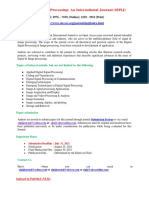 Signal & Image Processing: An International Journal (SIPIJ)