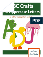 ABC Crafts For Uppercase Letters