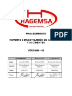 PR-HSEC-006 Reporte e Investigación de Incidentes V06