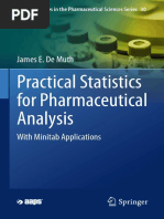 (AAPS Advances in The Pharmaceutical Sciences Series 40) James E. de Muth - Practical Statistics For Pharmaceutical Analysis - (2019)