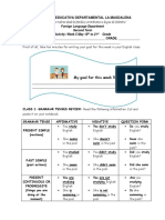 English 10th Grade May 18th To 28th