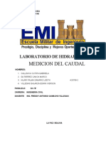 Laboratorio de Hidraulica